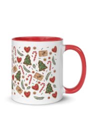 Christmas Mug Candy Cane - 11oz - Red - Image 5