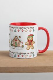 Christmas Mug Gingerbread - 11oz - Red - Image 4