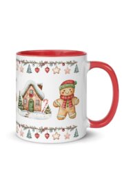 Christmas Mug Gingerbread - 11oz - Red - Image 5