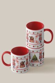Christmas Mug Nutcracker - 11oz - Red - Image 3