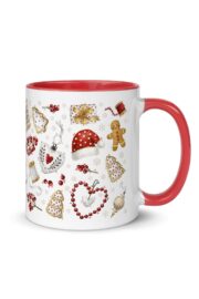 Christmas Mug Ornaments - 11oz - Red - Image 5